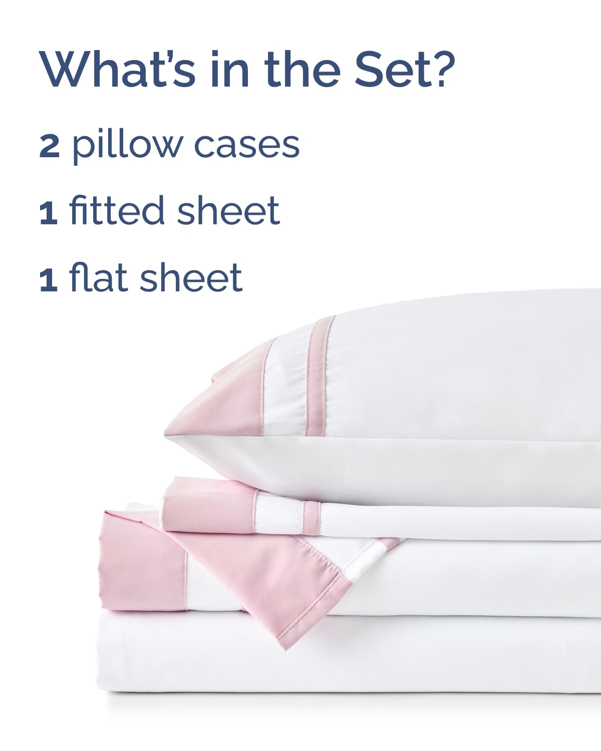 Extra Thick Heavyweight Queen Size 4 Piece Sheet Set - High End Super Luxury Queen Bed Set - Soft, Breathable & Wrinkle Free - Premium Heavyweight Hotel Quality Sheets with Deep Pockets - Light Pink
