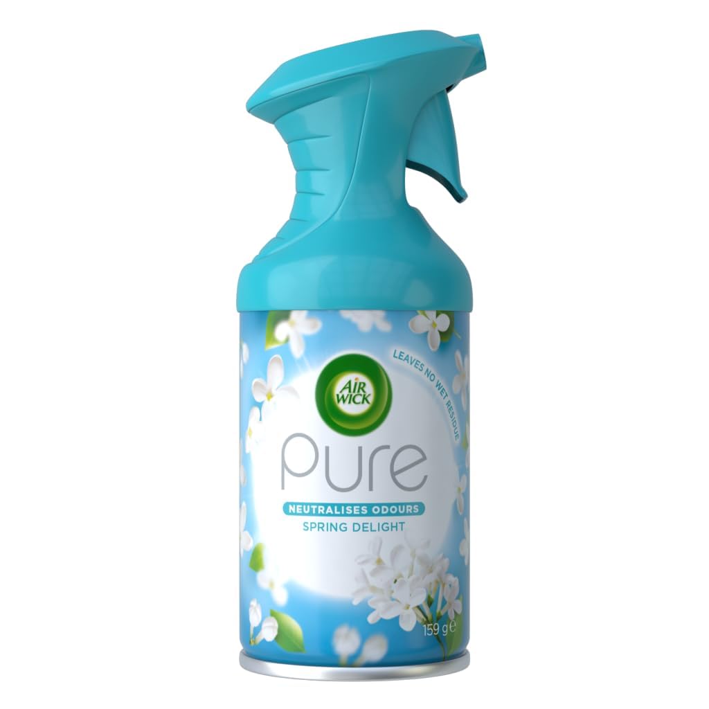 Airwick Air Freshener Room Spray SPRING DELIGHT, 250 ml (Pack of 6)