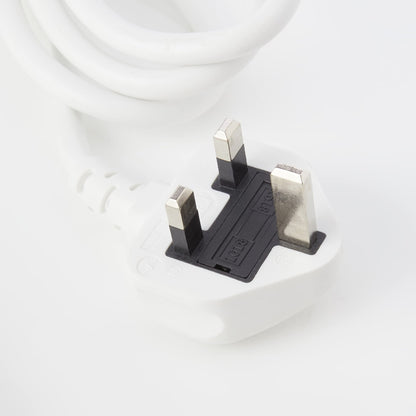 pro elec plpl15330pl 2 m Switched and Surge Protected 4 Gang Extension Lead white