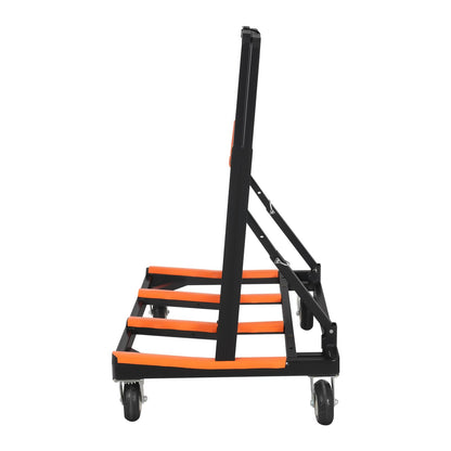 FXEIPOL Folding Drywall Cart 997.9Kg/2200Lbs Panel Cart Portable Panel Truck Cart with 2 Bundle Straps Drywall Dolly for Home, Warehouse, Workplace