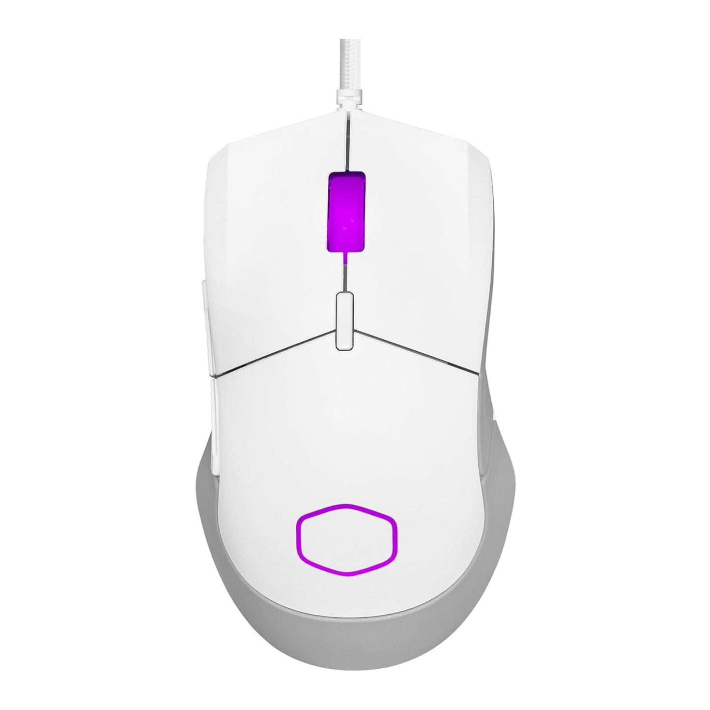 Cooler Master MM712 Wireless Gaming Mouse Black with Adjustable 19,000 DPI, 2.4GHz and Bluetooth , Ultraweave Cable, PTFE Feet, RGB Lighting and MasterPlus+ Software