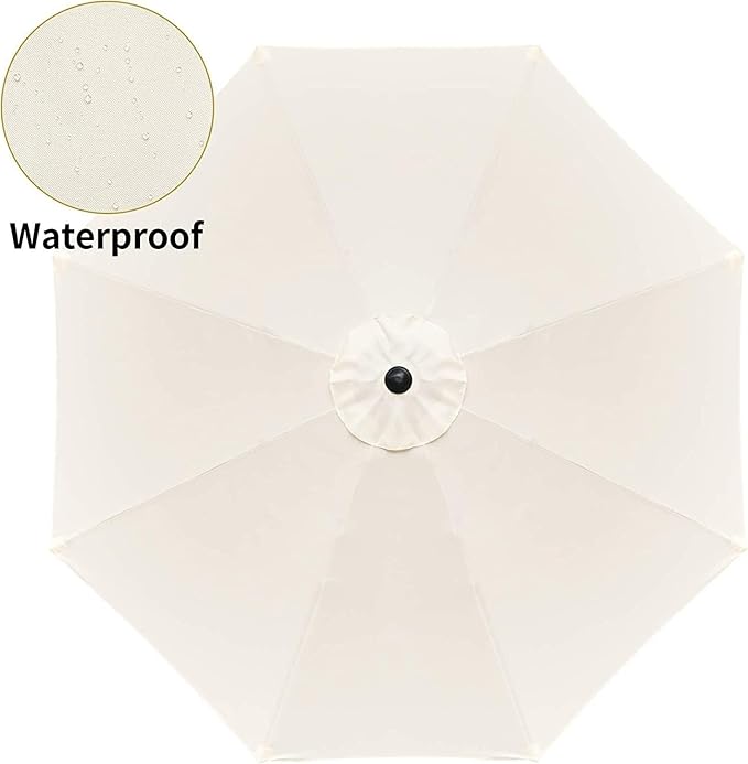 Simple Deluxe 9' Patio Umbrella Outdoor Table Market Yard Umbrella with Push Button Tilt/Crank