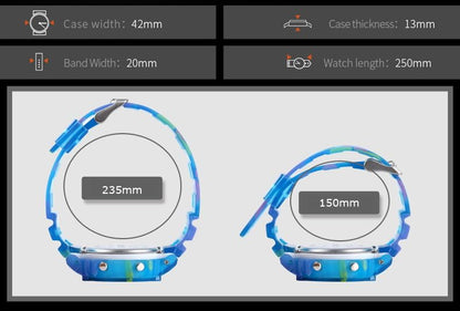VIGOROSO Digital Watch for Women, Mens Digital Watch Waterproof Watches for Ladies Purple Watch Men