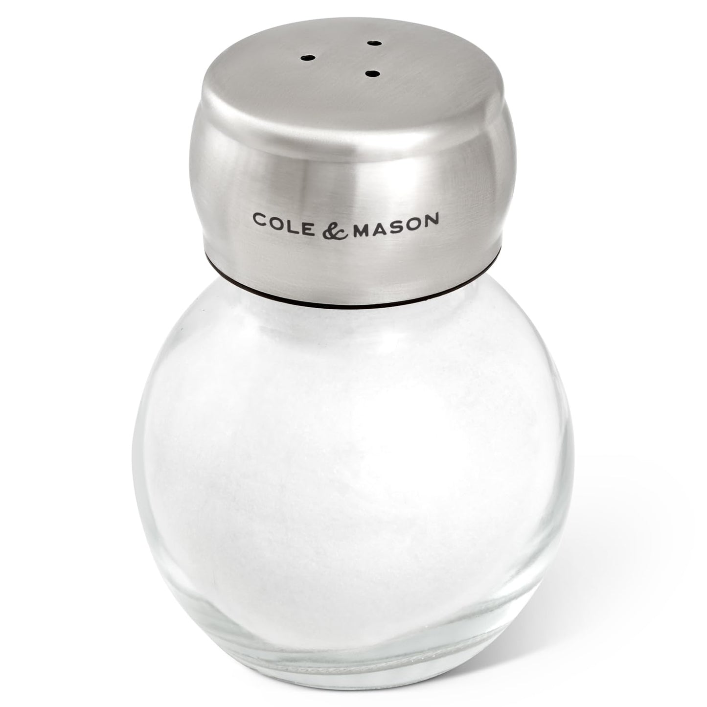 Cole & Mason Darlington Salt & Pepper Shaker Gift Set - Salt and Pepper Shakers - Home & Kitchen Accessories - Kitchen Essentials - Acrylic & Stainless Steel Shaker Set