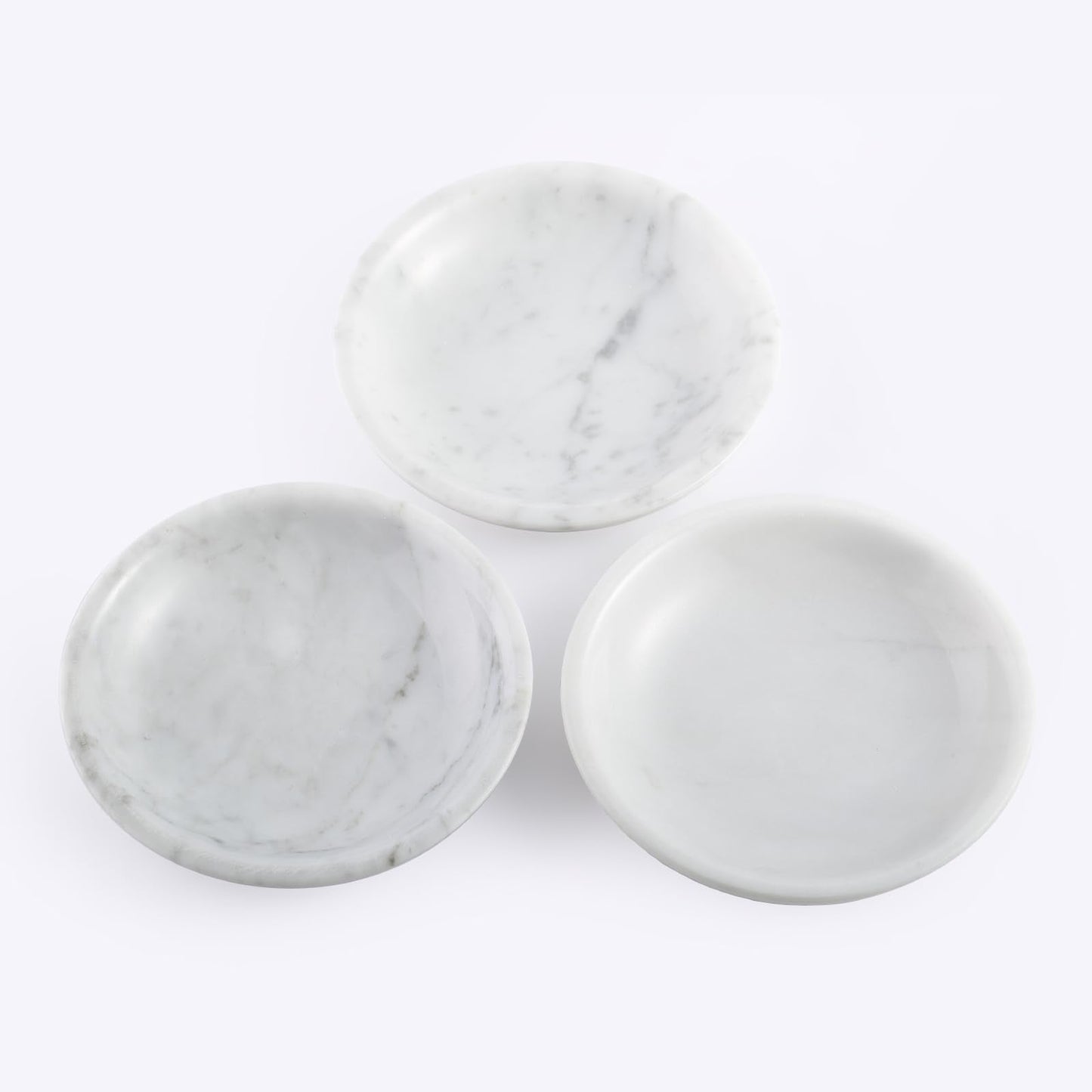 Koville Italian Carrara Marble Incense Holder, Upgraded 6" Incense Holders for Sticks, Sturdy Incense Burner Ash Catcher, Ideal for Meditation, Relaxing, Easy to Clean