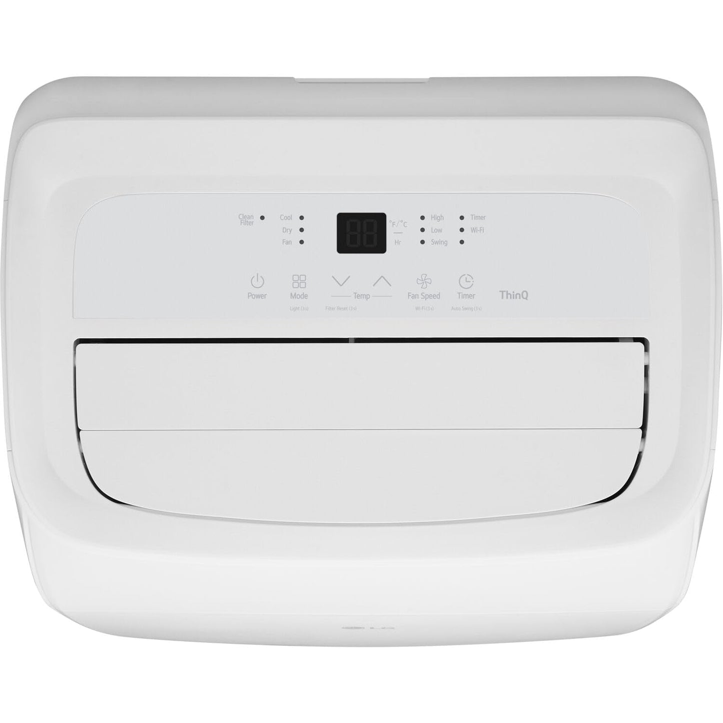 LG 10,200 BTU (DOE) / 14,000 BTU (ASHRAE) Smart Portable Air Conditioner, Cools 450 Sq.Ft. (18' x 25' room size),Smartphone & Voice Control works with LG ThinQ, Amazon Alexa and Hey Google, 115V