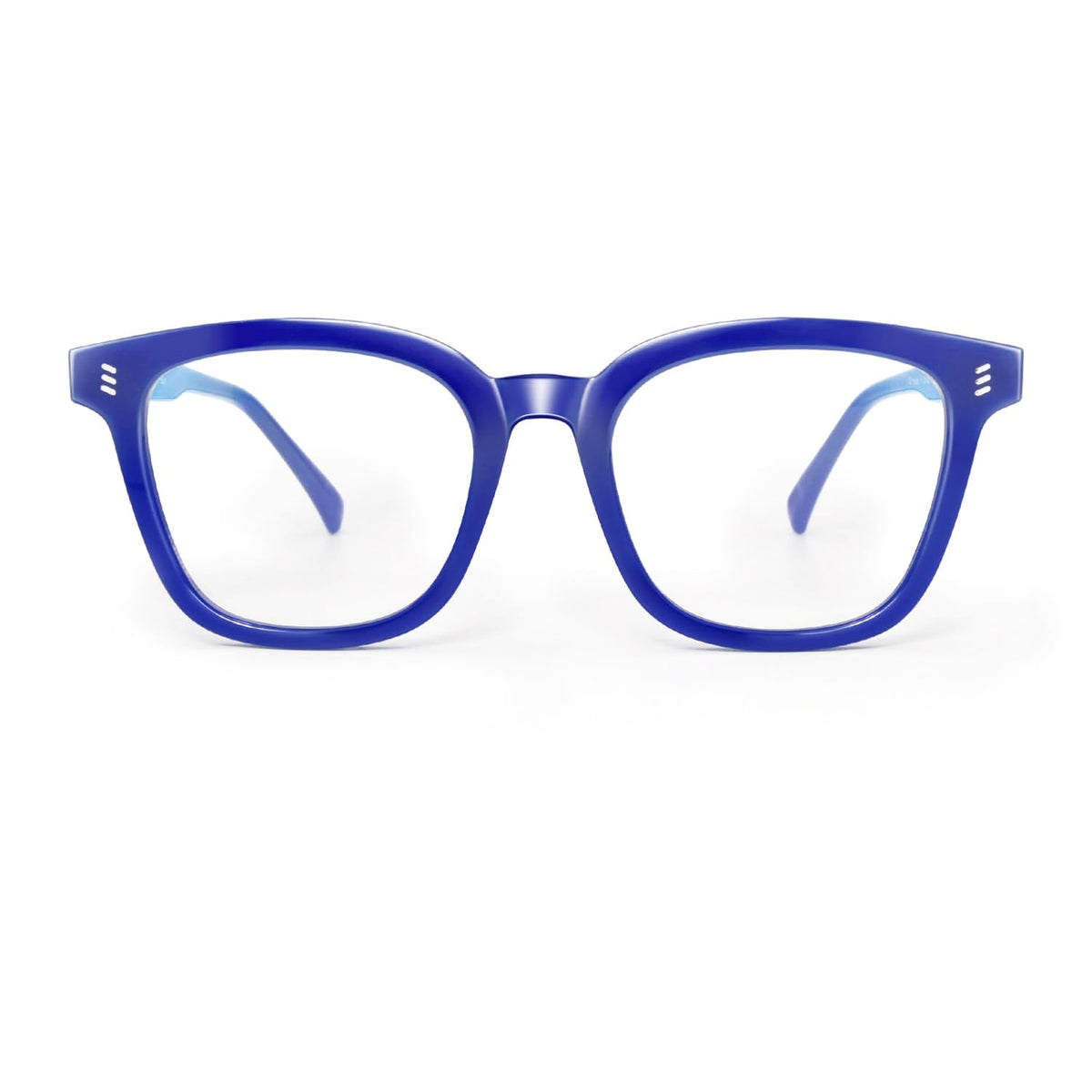 VISOONE Square Classic Blue Light Blocking Glasses with Non Prescription Anti Glare For Women and Men NOE