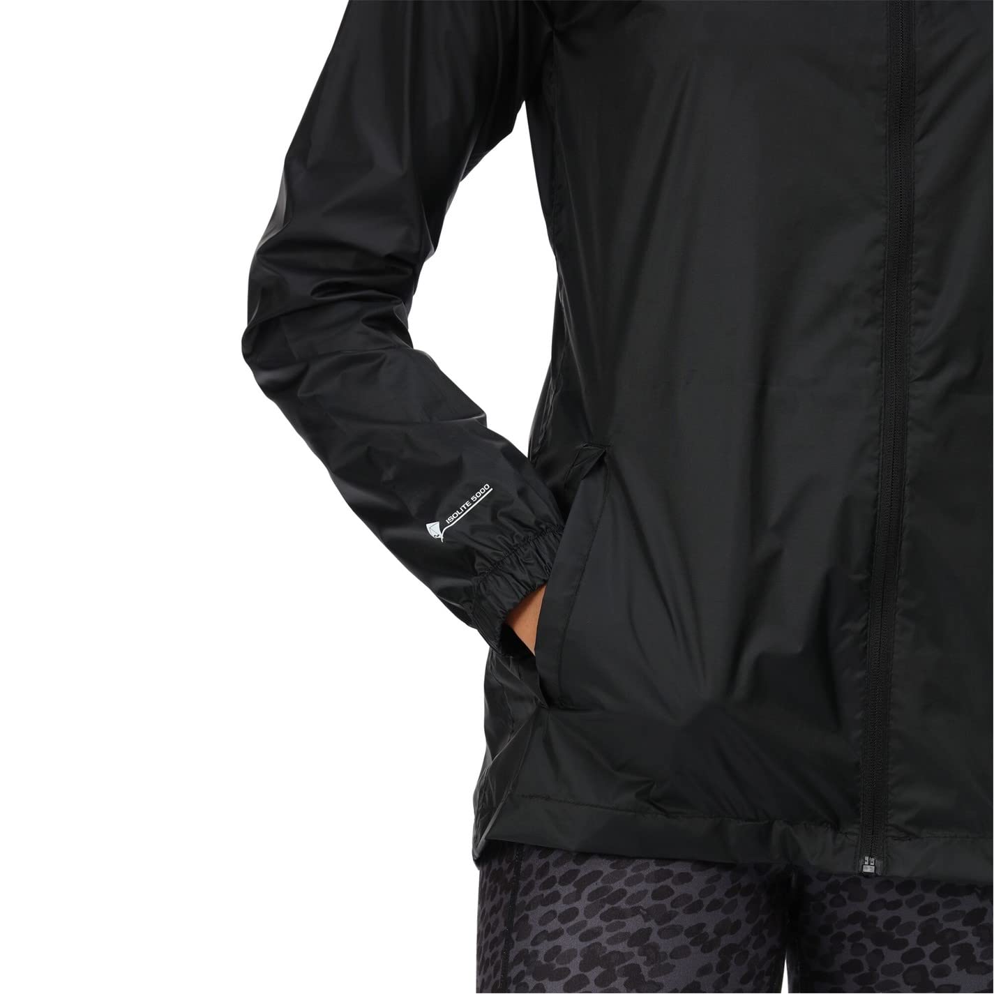 Regatta Womens Pack It III Waterproof Jacket Black M