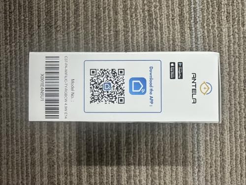 ANTELA Smart Bulb E14 Alexa Light Bulb C37 LED Dimmable Bulb RGB 16 Million Colors 2700-6500K, Smart Life APP Control, Voice Control, Compatible with Alexa, Google Home, 2PCS