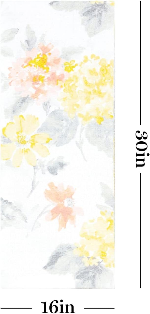Martha Stewart Amber Floral Kitchen Towel Set 4-Pack