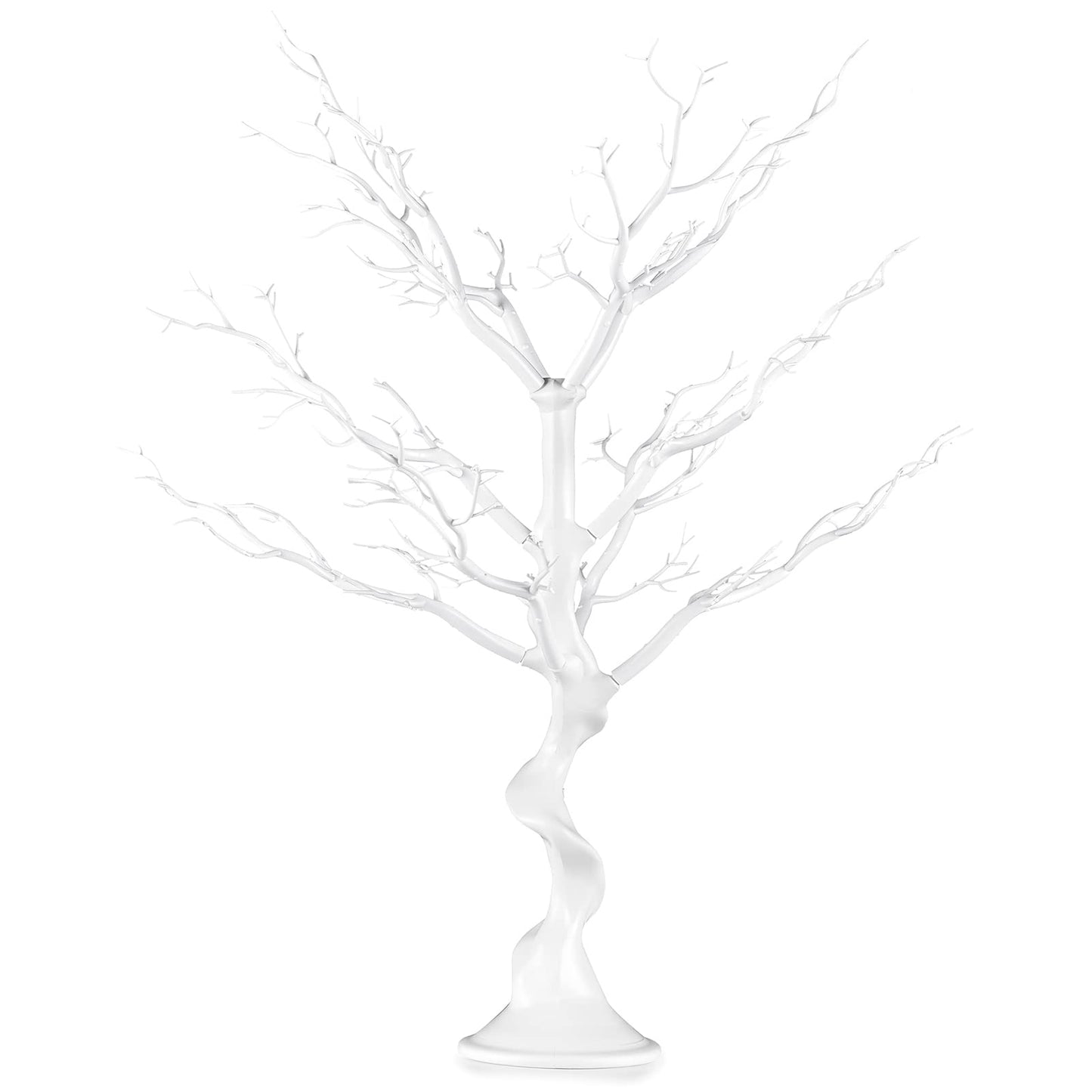 Nuptio White Christmas Tree Branch Artificial 22.8 inch Tall Manzanita Tree Centerpiece Wedding Centerpieces for Tables, Decorative Ornament Display Tree Branches for Decoration Weddings (1 Pc)