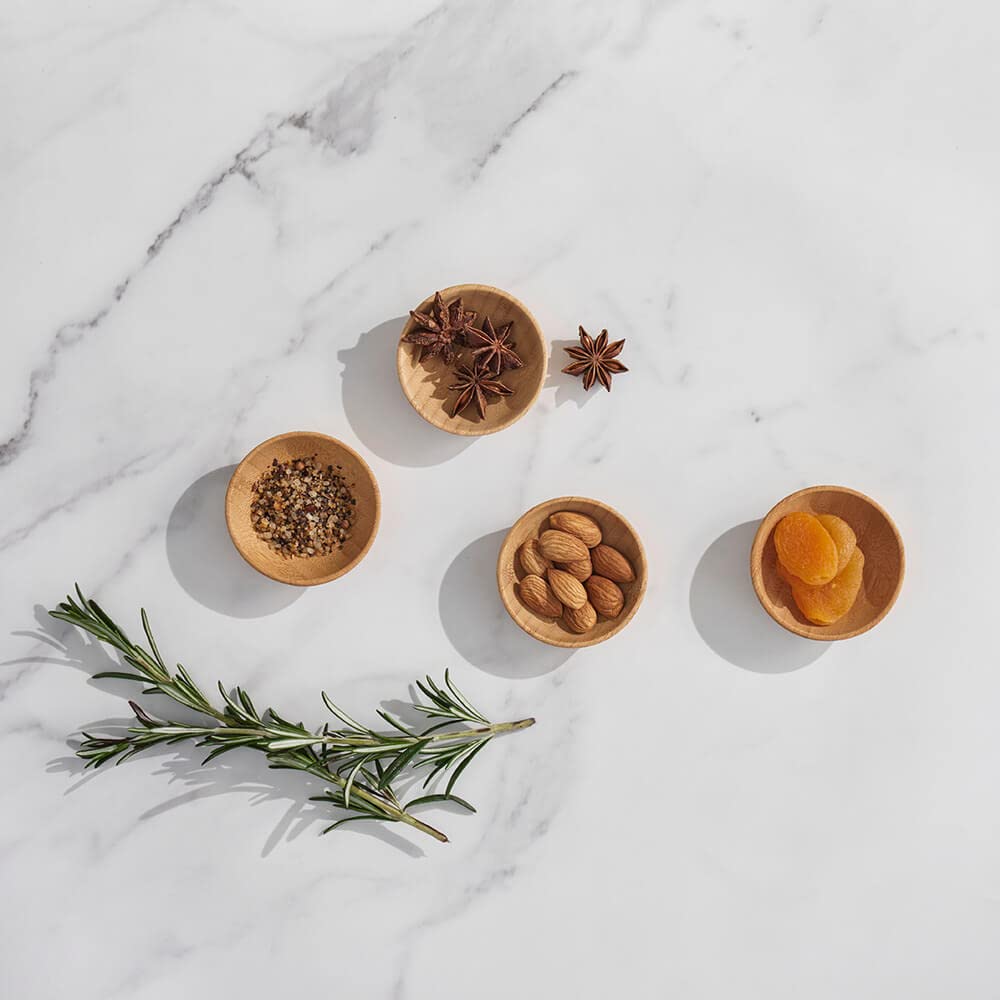 Bambu Pack of 4 - Small Reusable Bamboo Condiment Cups, Natural Wood and Food-Safe Finish, Eco Friendly Dish Alternative, Compostable Cups