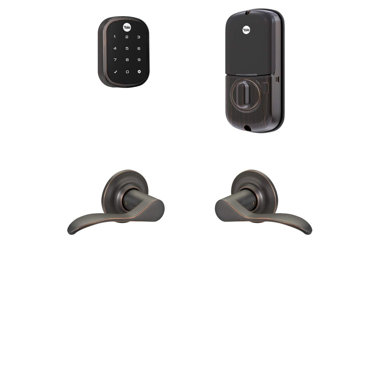 Yale Assure Lock - Wi-Fi Touchscreen Smart Lock with Valdosta Lever