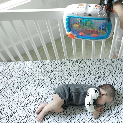 Baby Einstein Sea Dreams Soother, Crib Toy with Remote, Baby Sleep Aid, Calming Lights & Melodies, Newborn and Up
