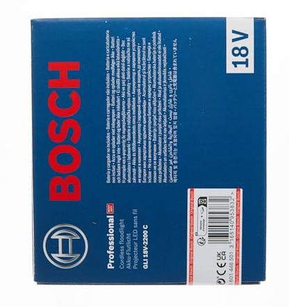 Bosch Professional 18V System Cordless LED Construction Site Floodlight GLI 18V-2200 C (max. brightness 2200 lumen, Connect Ready, without battery/charger)