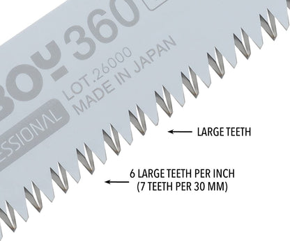 Silky Professional BIGBOY Folding Saw 360mm Large Teeth (354-36)