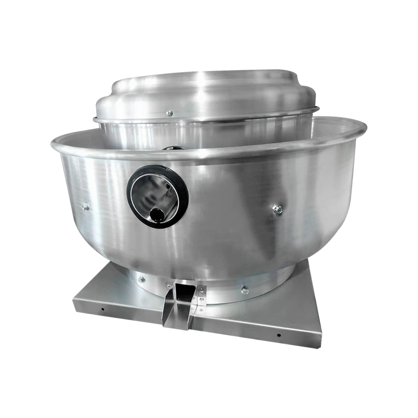 FICBXRA Restaurant Hood Grease Rated Exhaust Fan- Food Truck High Speed Direct Drive Centrifugal Upblast Exhaust Fan 0.25HP 110 Volt Single Phase Motor 1500-1700 CFM