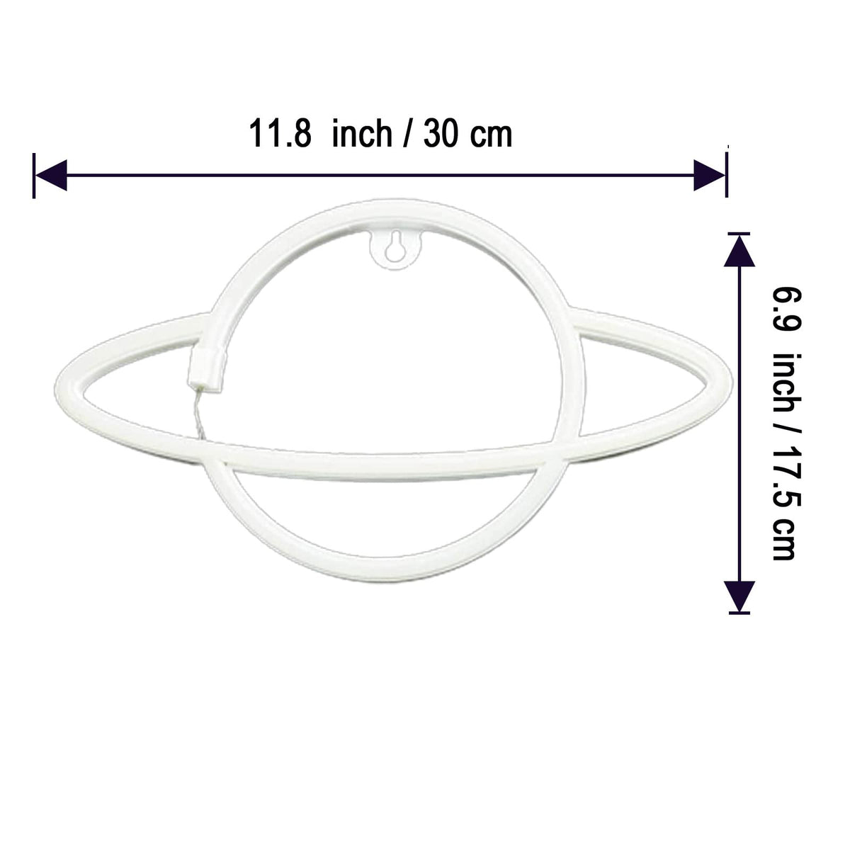 YouokLight planet neon signs for wall decor, LED neon light wall mount USB or battery powered planet light, aesthetic hanging Saturn, planet neon lights for bedroom, game room, pink and blue