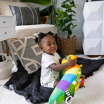 Baby Einstein, Cal-a-Pillow, Tummy Time Activity Pillow, Multisensory, Cal The Caterpillar, Ages 0+ Months