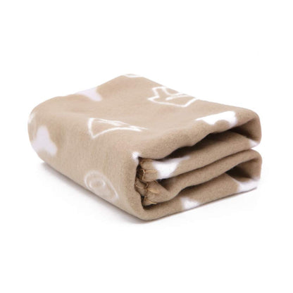 tifee 6 Pieces Pet Blanket Cushion Dog Cat Soft Warm Blankets Puppy Washable Sleep Mat Pad Bed Cover With Paw Print(60 x 70cm/23.6 x 27.6 inch, Multicolor)