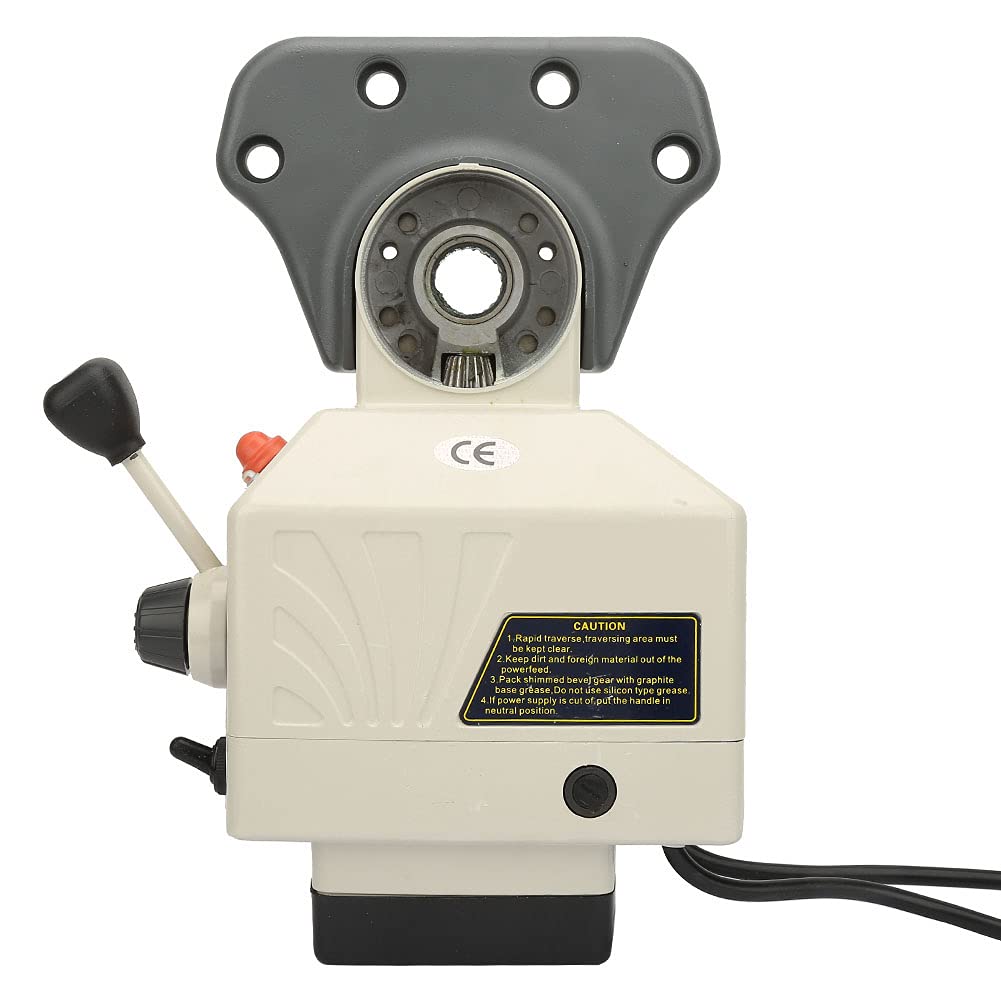 Power Feed X-Axis High Torque 450 in-lb for Milling Machine, Reversible and Speed Stepless Adjustable Motion Control for Milling Drilling & Boring Machines(110VAC)