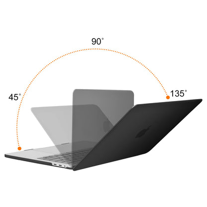 MOSISO Compatible with MacBook Pro 13 inch Case 2025 2024 2023 2022-2016 M2 M1 A2338 A2289 A2251 A2159 A1989 A1706 A1708 with/without Touch Bar, Plastic Hard Shell Case Cover, Black