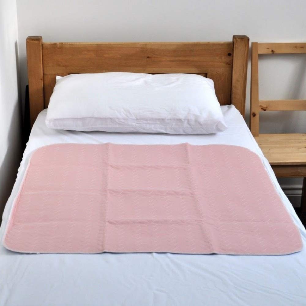 Sonoma Twin Pack Reusable Incontinence Bed Pad, Blue, 85 x 90 cm, Cotton