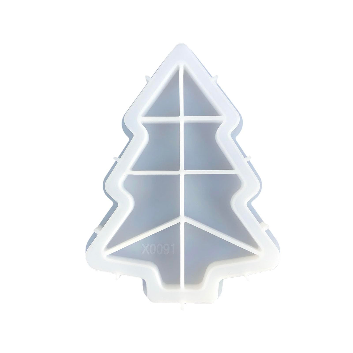 Christmas Tree Tray Resin Silicone molds, Christmas Decoration Ornaments, Candy and Snack Plate Casting Mould, Storage Plate epoxy Resin Silicone Mold