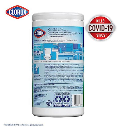 Clorox Disinfecting Wipes, Fresh Scent, 75 Count Canister
