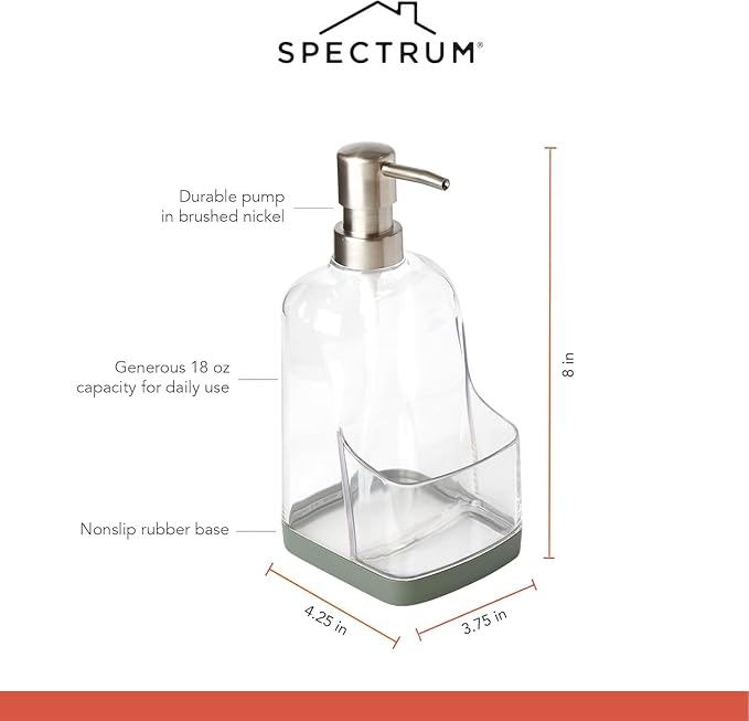 Spectrum Cora Kitchen Soap Dispenser