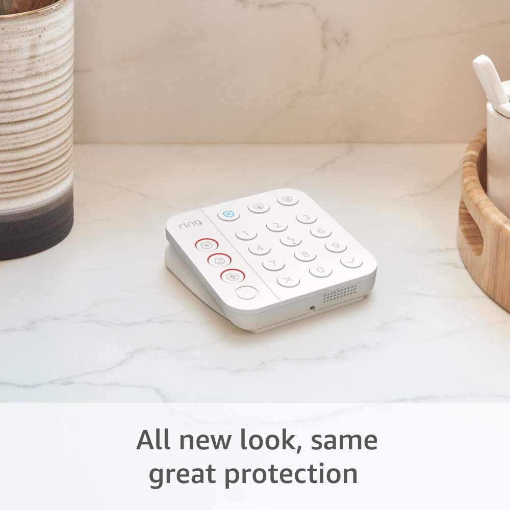 Ring Alarm 5-Piece Kit – Wireless Smart Home Security System | Expandable | Easy Setup | Mobile App Control | 24/7 Professional Monitoring | Alexa Compatible