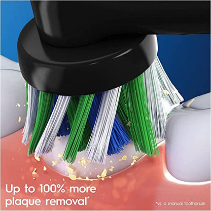 Oral B Cross Action Electric Toothbrush Replacement Brush Heads Refill, 4Count