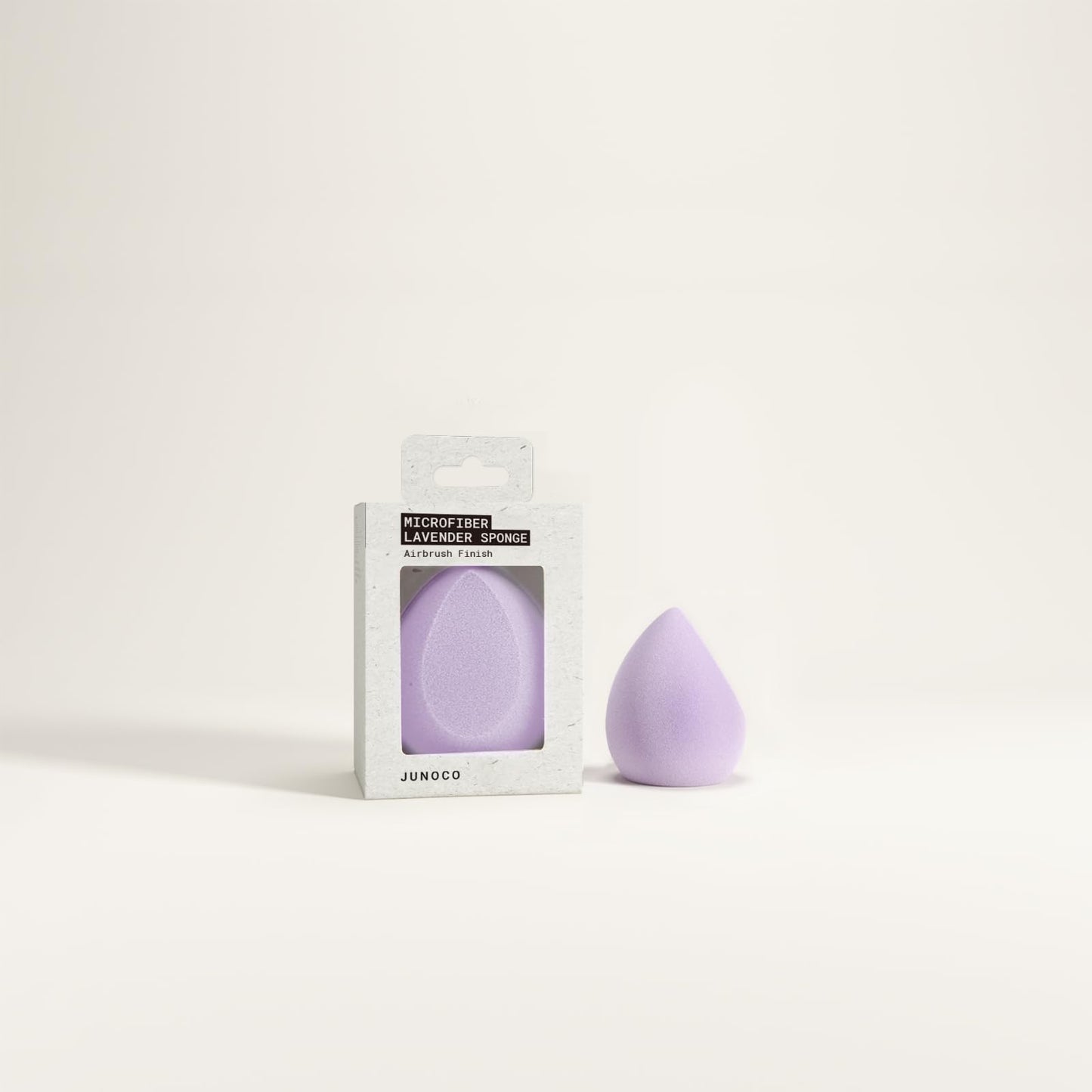 JUNO & Co. Microfiber Makeup Sponge, Dual Layer Technology for Full Coverage Flawless Makeup Blender for Foundation, Powder and Cream (Velvet Style and Blue Color)