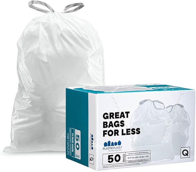 Plasticplace Custom Fit Trash Bags, Compatible