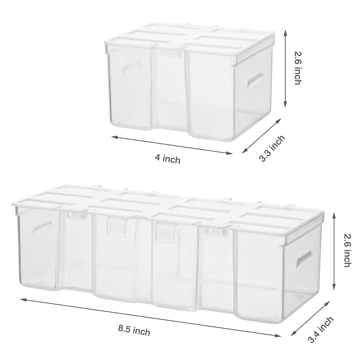 Mayouko 16 Compartments Detachable Toolbox Organizer,Hardware Organizer Box with Removable Sections,Carrying Storage Case for Patts,Screws,Bolts,Nuts,Toys