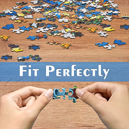 HUADADA Jigsaw Puzzles for Adults 1000 Pieces, Country Store Interlock Perfectly Letter on Back No Dust, Home Decor Birthday Party Gift Toy for Men Women Olders Seniors (27.5"x19.6"), 1:1 Poster