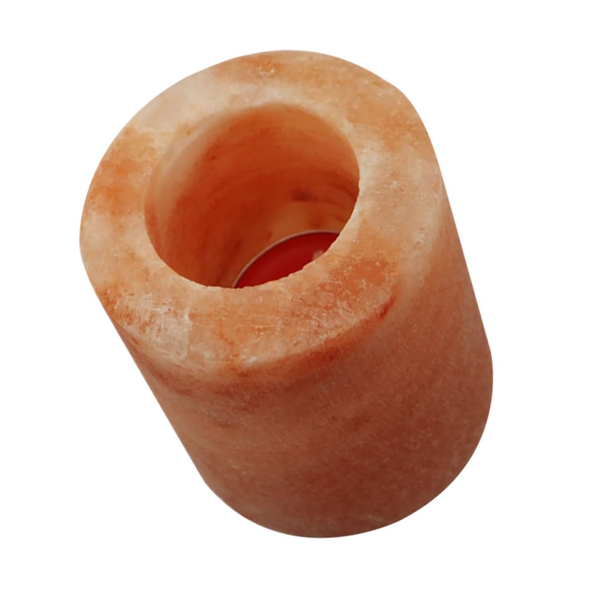 VOSAREA Himalayan Salt Candlestick Holder Decorative Candle Stand for Meditation Yoga Home Decor Natural Crystal Salt Material for Living Room Wedding Centerpieces