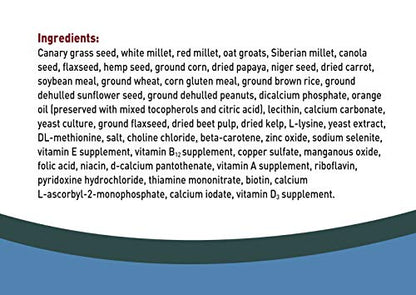 Living World Premium Mix For Budgies, 908 g (2 lb)