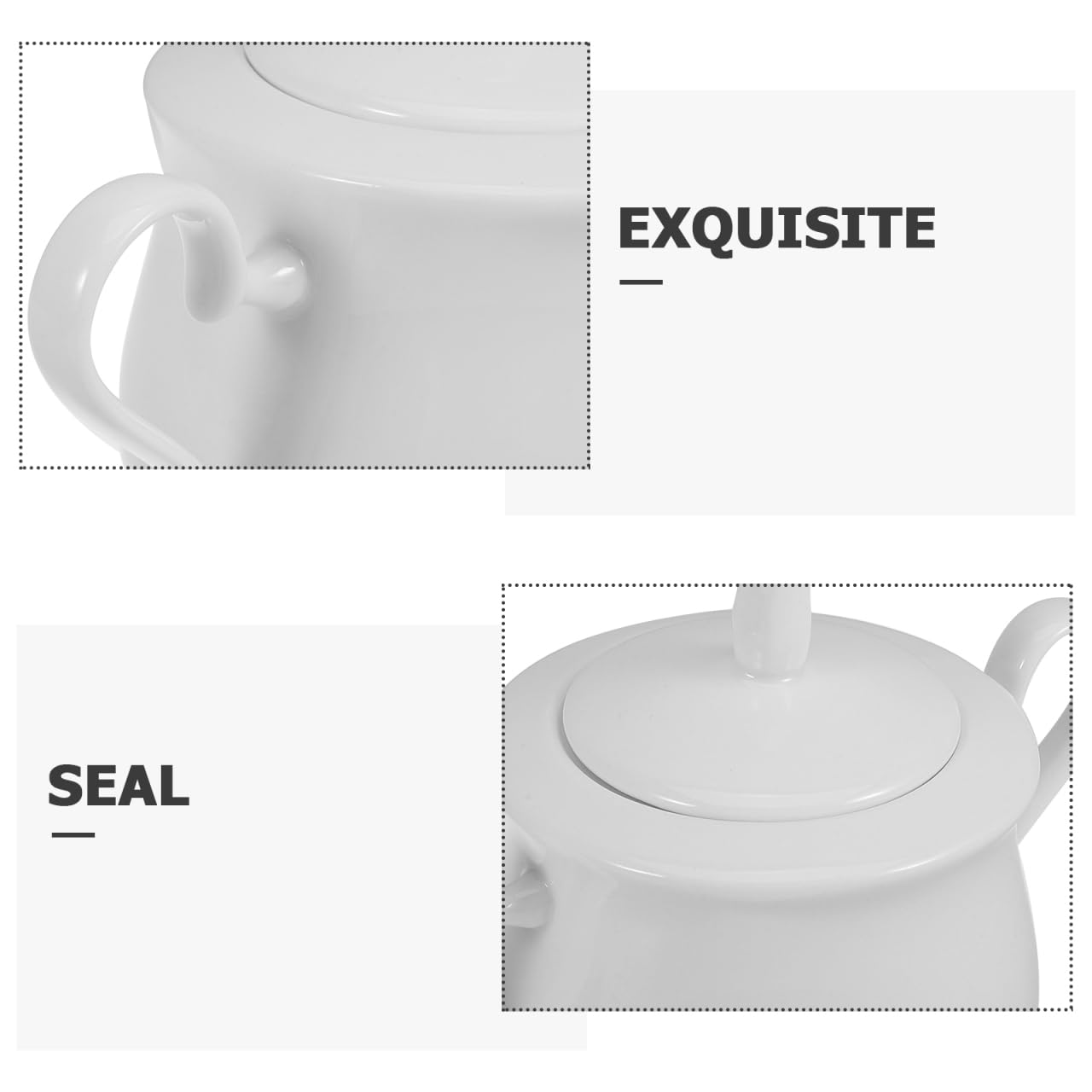 PRETYZOOM 12.5oz Ceramic Sugar Bowl with Lid, Small Porcelain Storage Jar for Kitchen Counter, Multi-Functional Storing Pot for Sugar, Loose Tea, Condiment