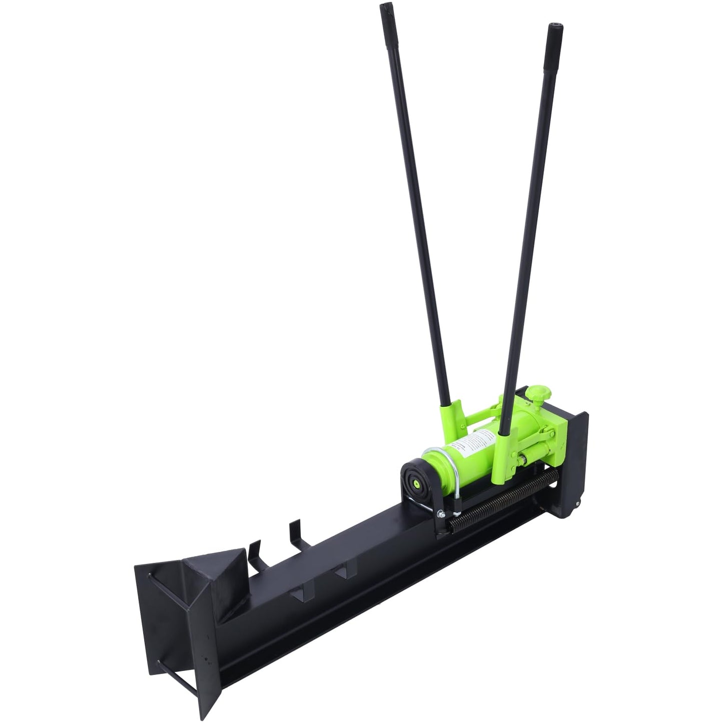10 Ton Horizontal Log Splitter - Steel Blackish Green - Powerful Labor-Saving Machine - Durable Outdoor Use - Efficient Log Splitting