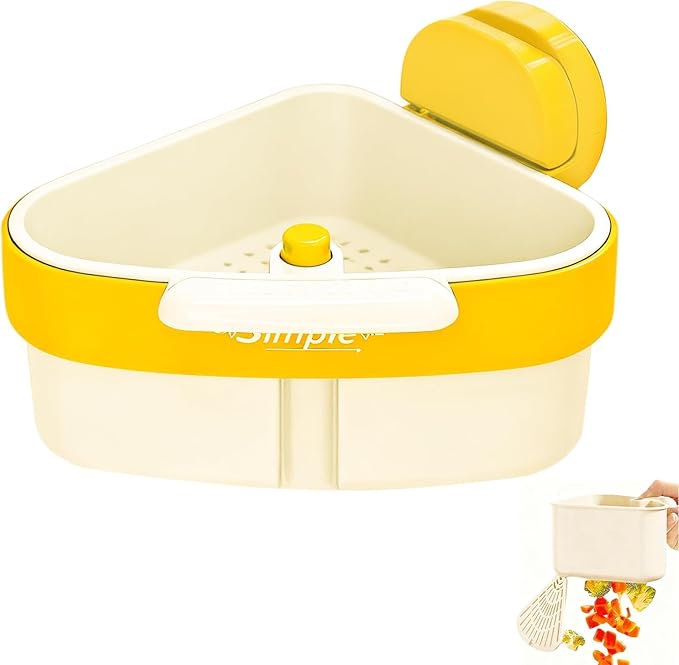 2026 New Suction Cup Sink Strainer | Corner Sink Strainer | Sinks Trash Food