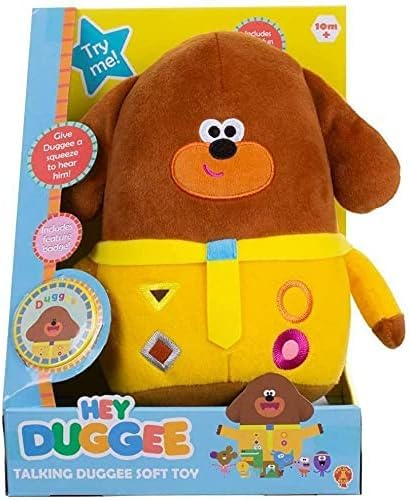 Hey Duggee Talking Soft Toy, Brown
