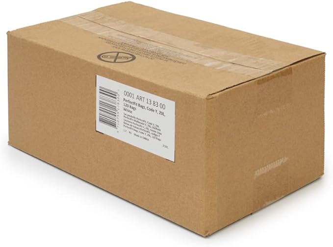 Brabantia PerfectFit Trash Bags Thick Plastic Trash Can Liners