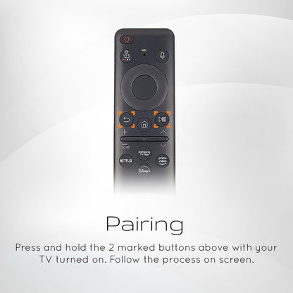 Ceybo Original Solar Voice Remote Control Replacement with YouTube Netflix Shortcut for Samsung Smart TVs, Compatible with Neo QLED 8K, QLED (BN59-01480A)