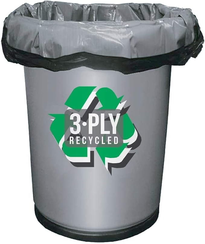 Aluf Plastics - Value COEX 3 Ply Garbage Bags, 45 Gallon, 1.25 Mil