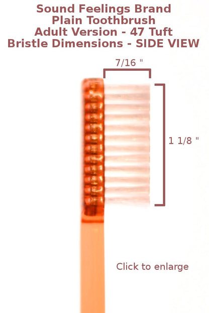 Sound Feelings Toothbrush - Basic, MEDIUM, 4-Pack, Adult