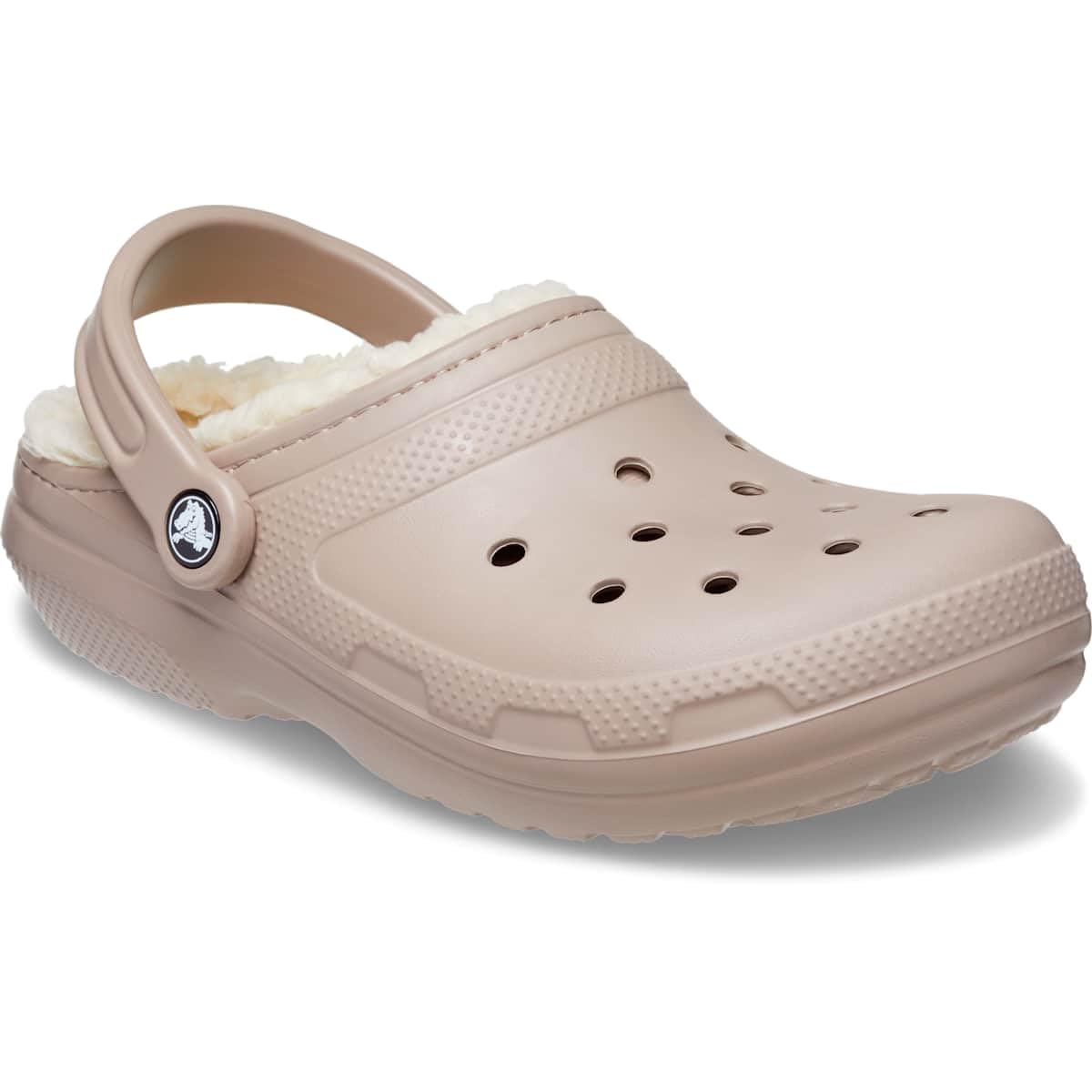 Crocs Unisex Classic Lined Clog, Mushroom Bone, 7 UK
