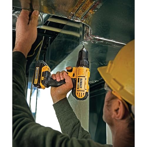 DEWALT 20V Max Cordless Drill/Driver Kit, 2 Batteries and Charger Included (DCD771C2)