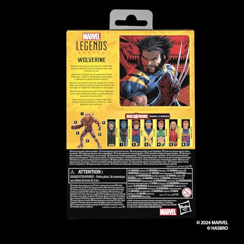 Marvel Legends Series Wolverine Comics Action Figure, Black