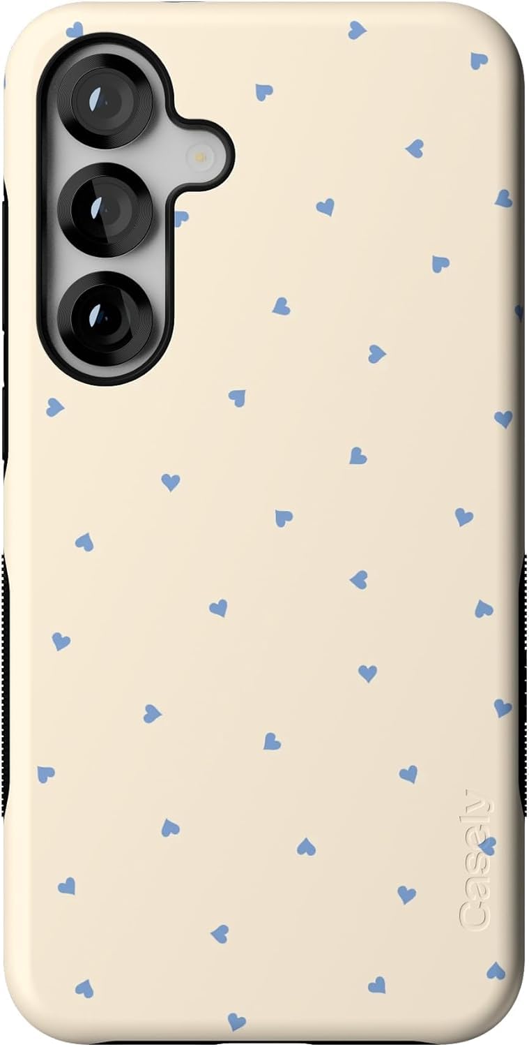 Casely Galaxy S25 Plus Case | Ink & Iris | Vintage Floral | Compatible with MagSafe | Bold Protective Design